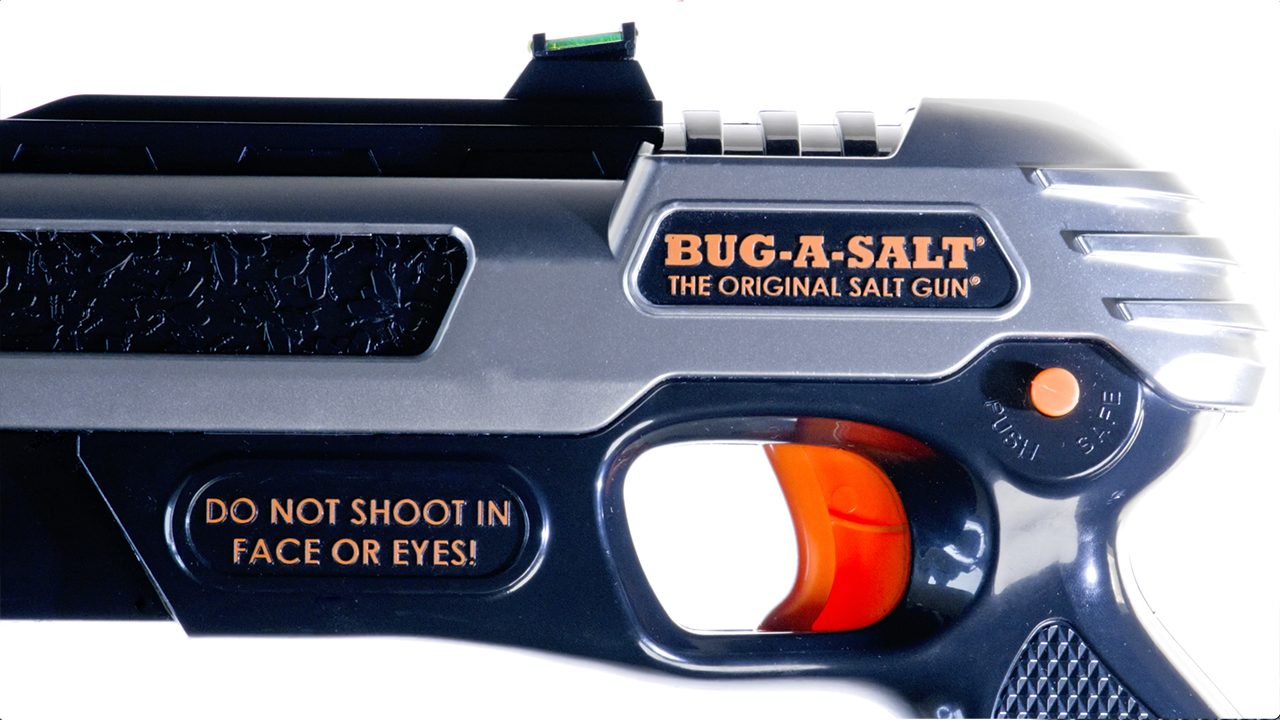 BUG-A-SALT Silver Advanced Combat Fiber Optic 3.0 Salt GUN Rifle Limited  Edition